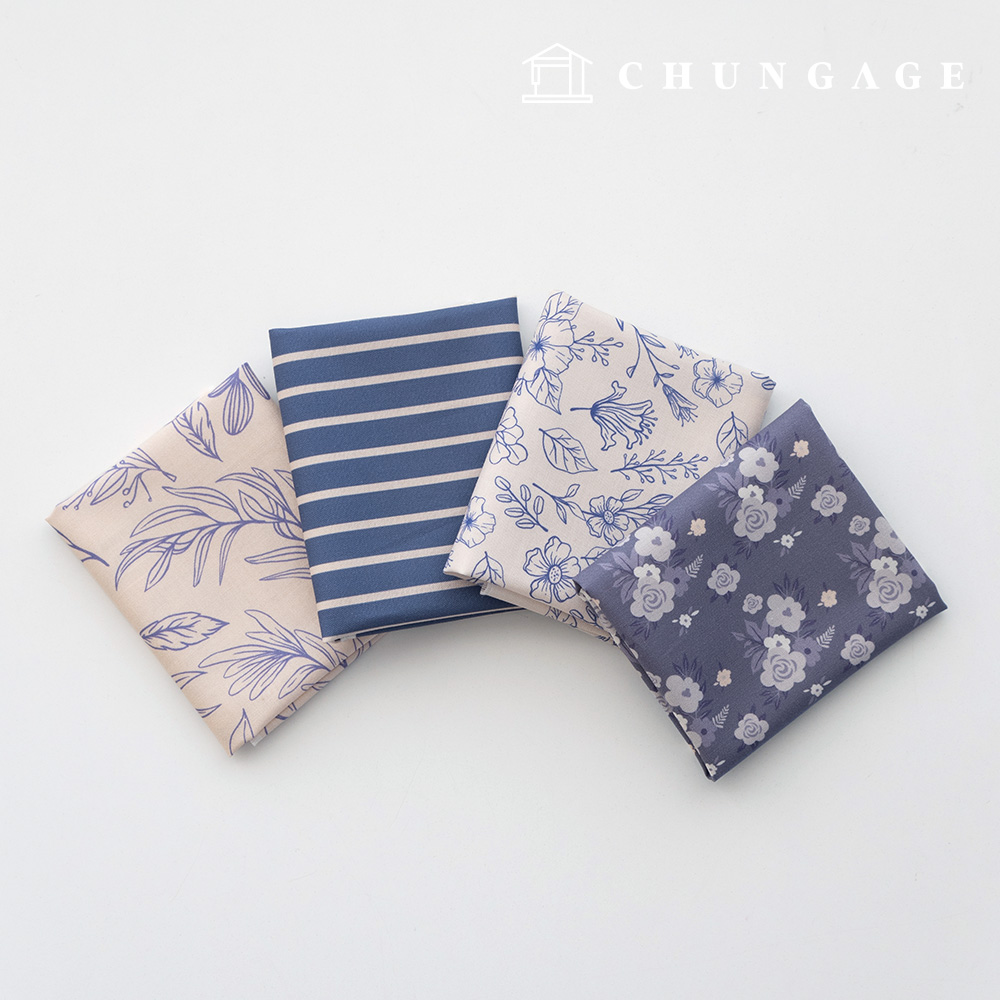 Fabric Package Flower Scrap Fabric Striped Fabric Doll Puppy Clothes Making 4 Types 251