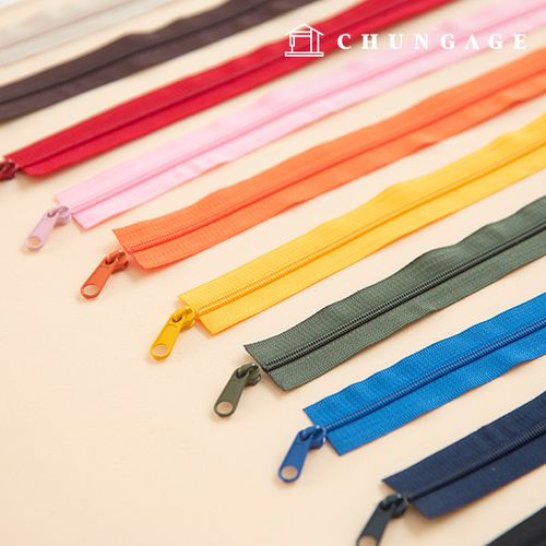 Coil Zipper Nylon Zipper Head Hook Handle Clothing Making No. 3 3yard 13 types