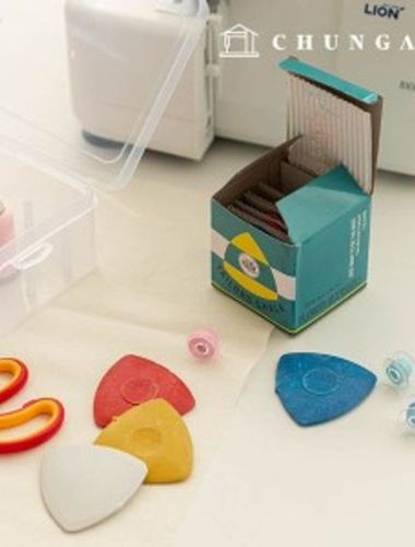 Triangular cutting chalk fabric sewing 4 color chalk 10 pieces