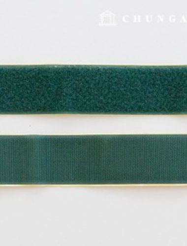 Velcro Sticker 50mm Adhesive Velcro Tape 1yard Double Sided Set Dark Green