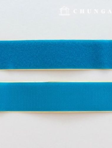 Velcro Sticker 50mm Adhesive Velcro Tape 1yard Double Sided Set Blue