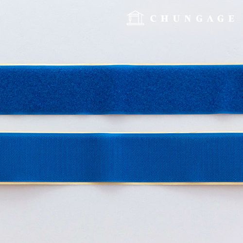 Velcro Sticker 50mm Adhesive Velcro Tape 1yard Double Sided Set Cobalt Blue