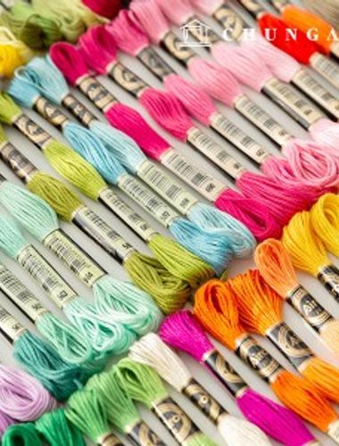 French embroidery thread cross stitch thread daily embroidery DMC number compatible 370 734