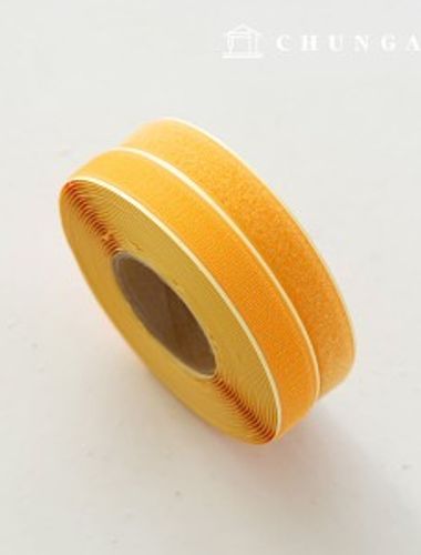 Velcro sticky 10 roll double sided set sticky tape adhesive 25mm Orange