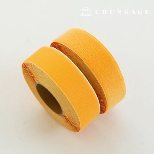Velcro Sticker 10 Roll Double Sided Set Sticker Tape Adhesive 50mm Orange