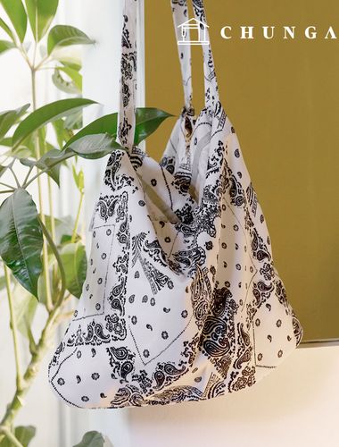 Eco Bag Paisley Tote Bag Summer Ethnic 2 Types