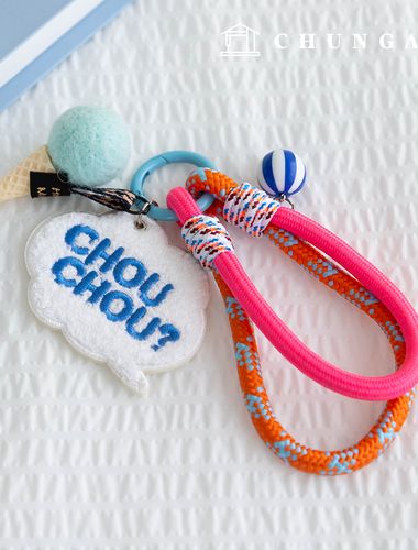 Keyring Knot String Keyholder Key Ring Ice Cream Cloud Doll Keyring Merry Chuchu