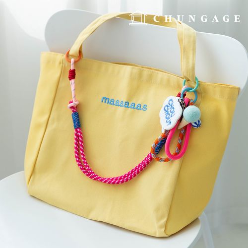 Keyring Knot String Key Holder Key Ring Rope Ring Keyring Pink Chain