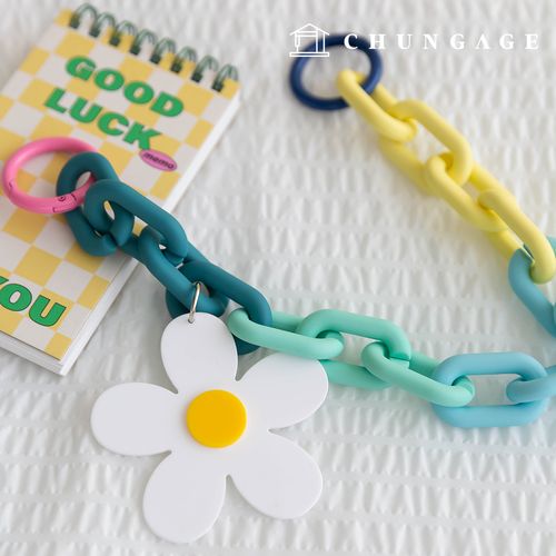 Keyring Daisy Flower Keyholder Keyring Chain Doll Keyring Chain Daisy