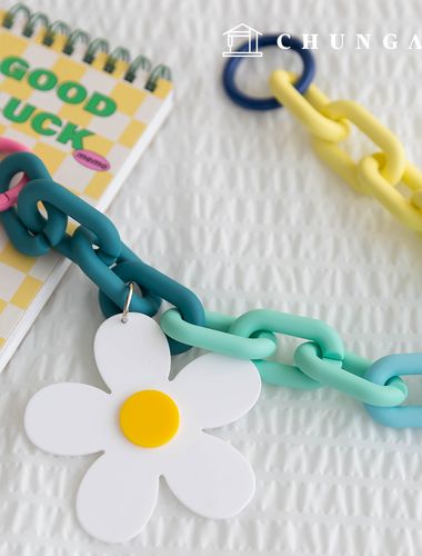 Keyring Daisy Flower Keyholder Keyring Chain Doll Keyring Chain Daisy