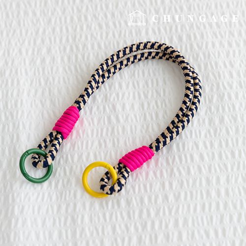 Keyring Knot String Keyholder Key Ring Rope Ring Keyring Border Chain 11 Types