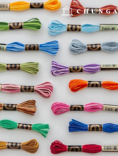 Composite yarn French embroidery cross stitch life embroidery DMC number compatible 48 125