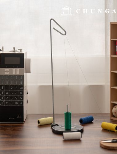 1-hole sewing machine stand with thread spool