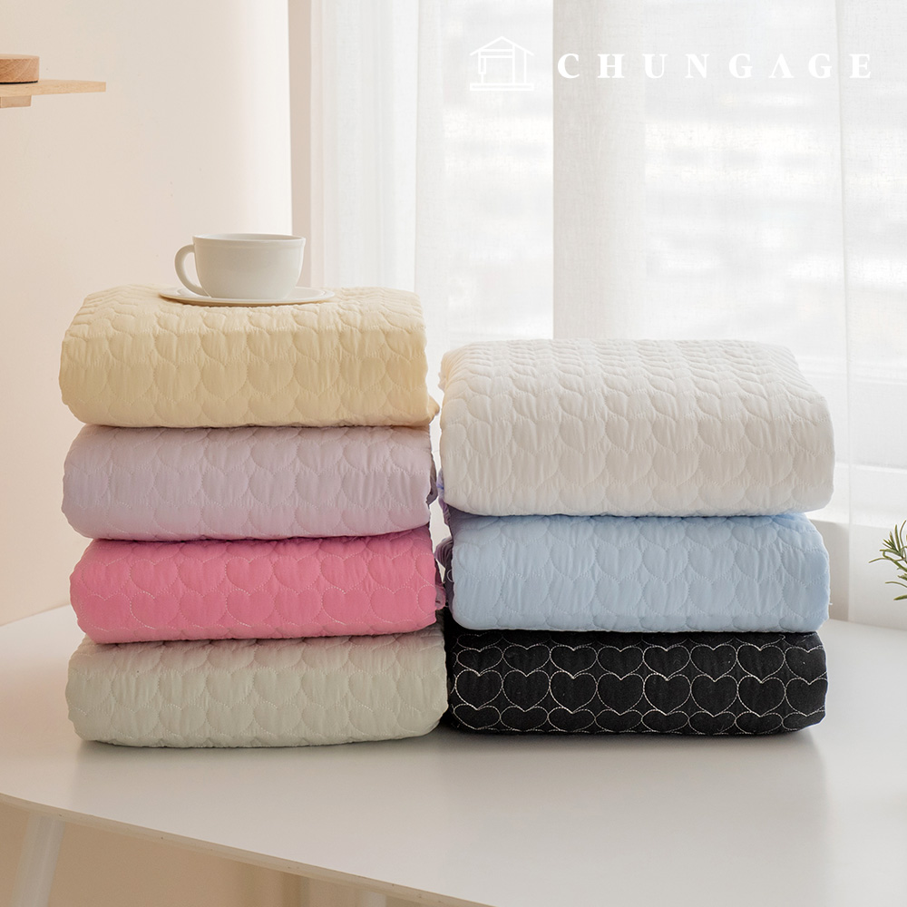 Quilted Fabric Heart Quilting Washing Semi-micro Wide Width Fabric Dear Heidi 7 types Half-length