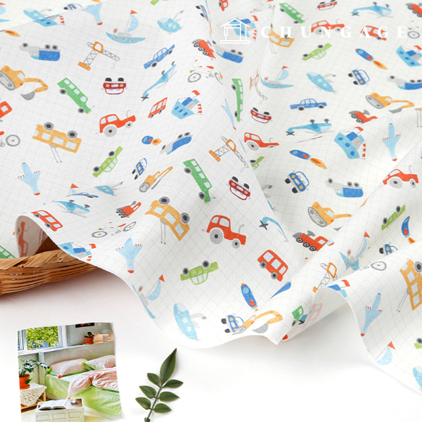 Eco-friendly antibacterial and anti-inflammatory fabric E-DTP cotton 20 count Little Hibicle