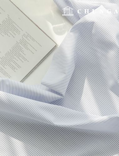 Cotton Blend Stripe Clothing Fabric Rivera