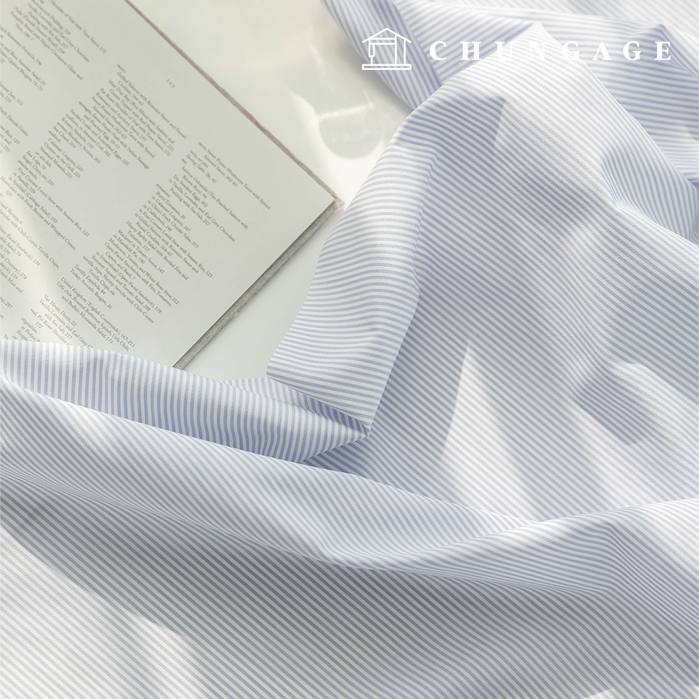 Cotton Blend Stripe Clothing Fabric Rivera