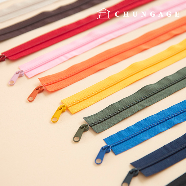 Coil Zipper Nylon Zipper Head Hook Handle Clothing Making No. 3 3yard 13 types