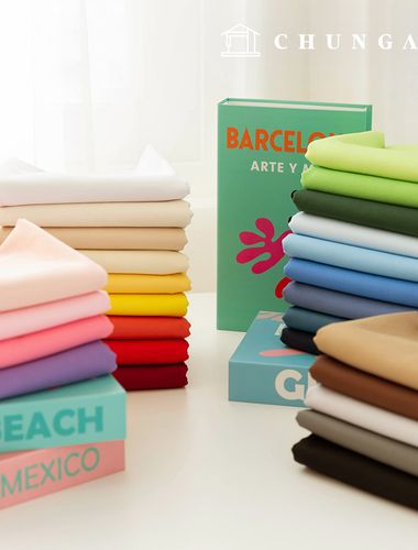 cottonfabric bio-washing fabric plain fabric wide width cotton 40 count twill adele 27 types