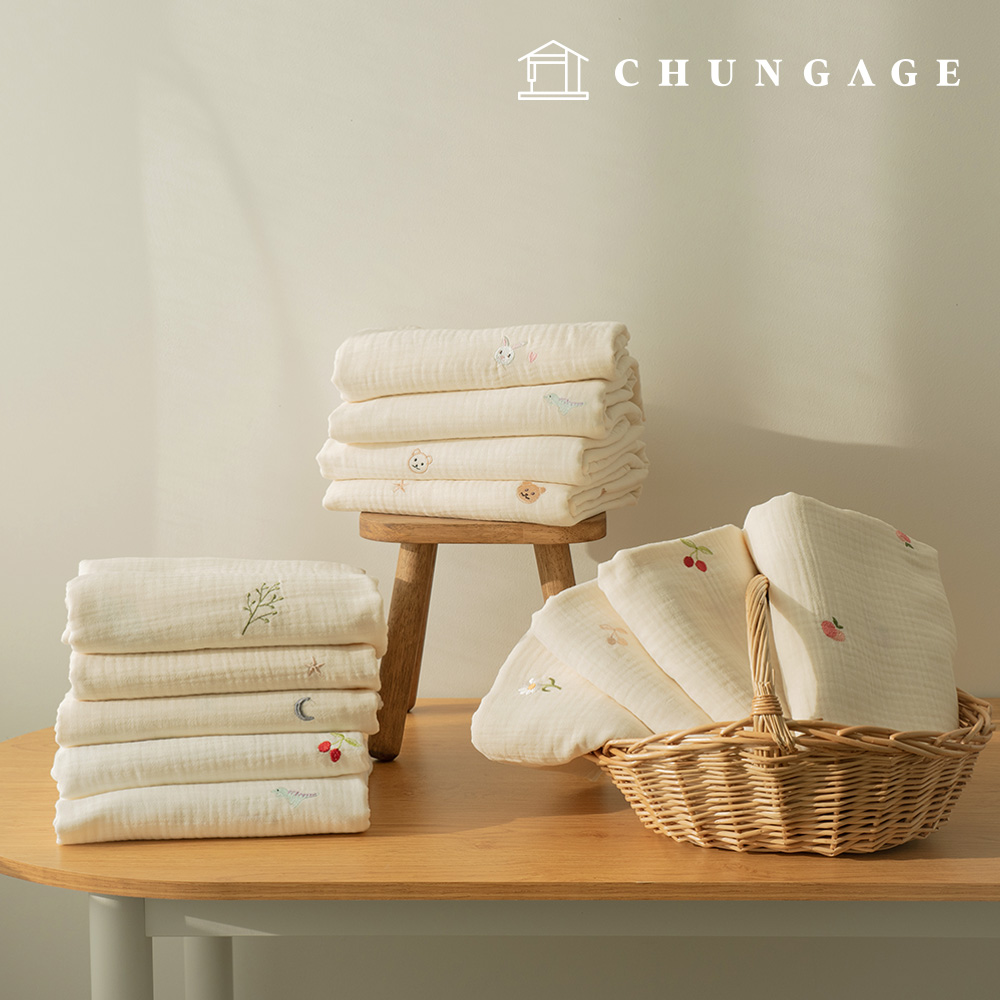 Yoru triple gauze fabric cotton embroidery fabric wide width fairy tale land 13 types