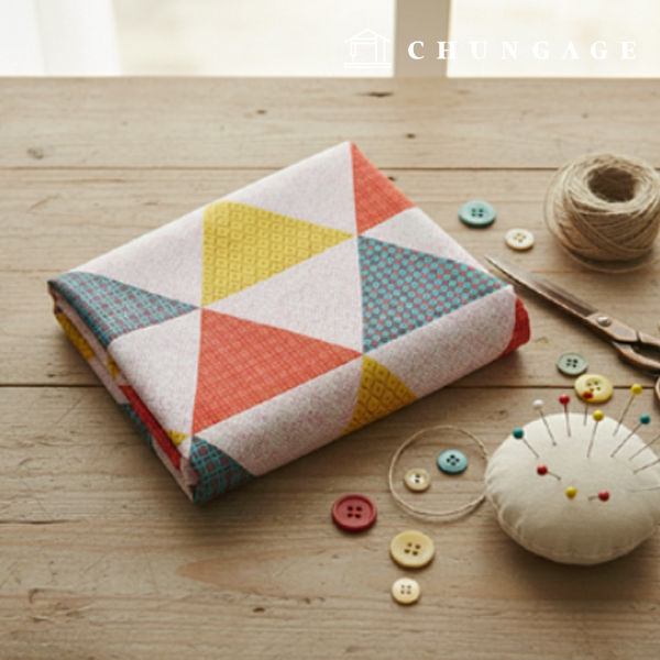 Oxford fabric Nordic triangle Orange