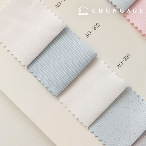 Dot Stripe Fabric Tailor Shop Custom White Shirt Fabric Suit Clothing Fabric B1 16