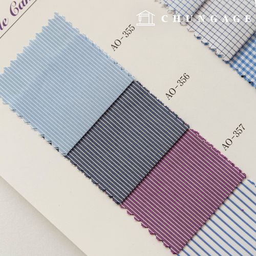 Check Stripe Fabric Tailor Shop Custom White Shirt Fabric Suit Clothing Fabric B1 28