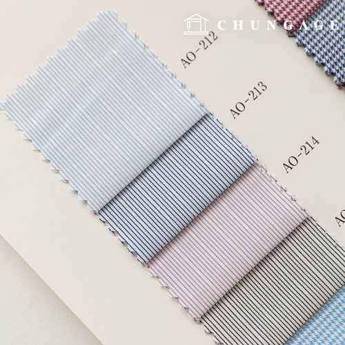Check Stripe Fabric Tailor Shop Custom White Shirt Fabric Suit Clothing Fabric B1 17