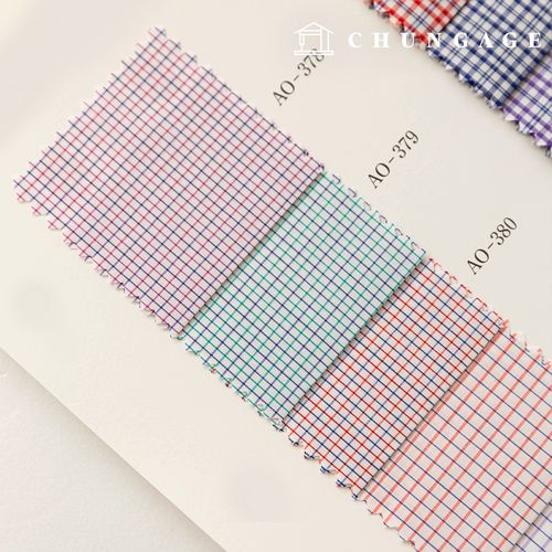 Check Fabric Tailor Shop Custom White Shirt Fabric Suit Clothing Fabric B1 30