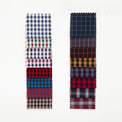 Check Fabric Tailor Shop Custom White Shirt Fabric Suit Clothing Fabric B1 38