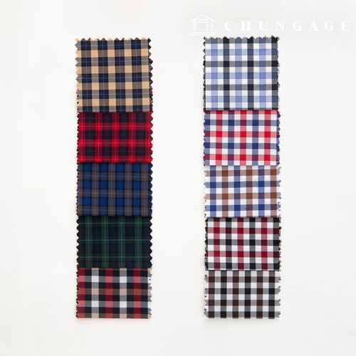 Check Fabric Tailor Shop Custom White Shirt Fabric Suit Clothing Fabric B1 39