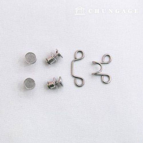 Magic Button Snap Magic Jeans Skirt Waist Adjustment Reduce Stretch Repair Button Hook D01