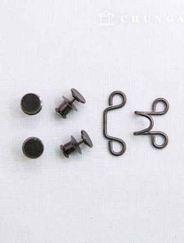 Magic Button Snap Magic Jeans Skirt Waist Adjustment Reduce Stretch Repair Button Hook D03