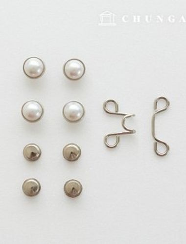 Magic Button Snap Magic Jeans Skirt Waist Adjustment Reduce Stretch Repair Button Hook D04