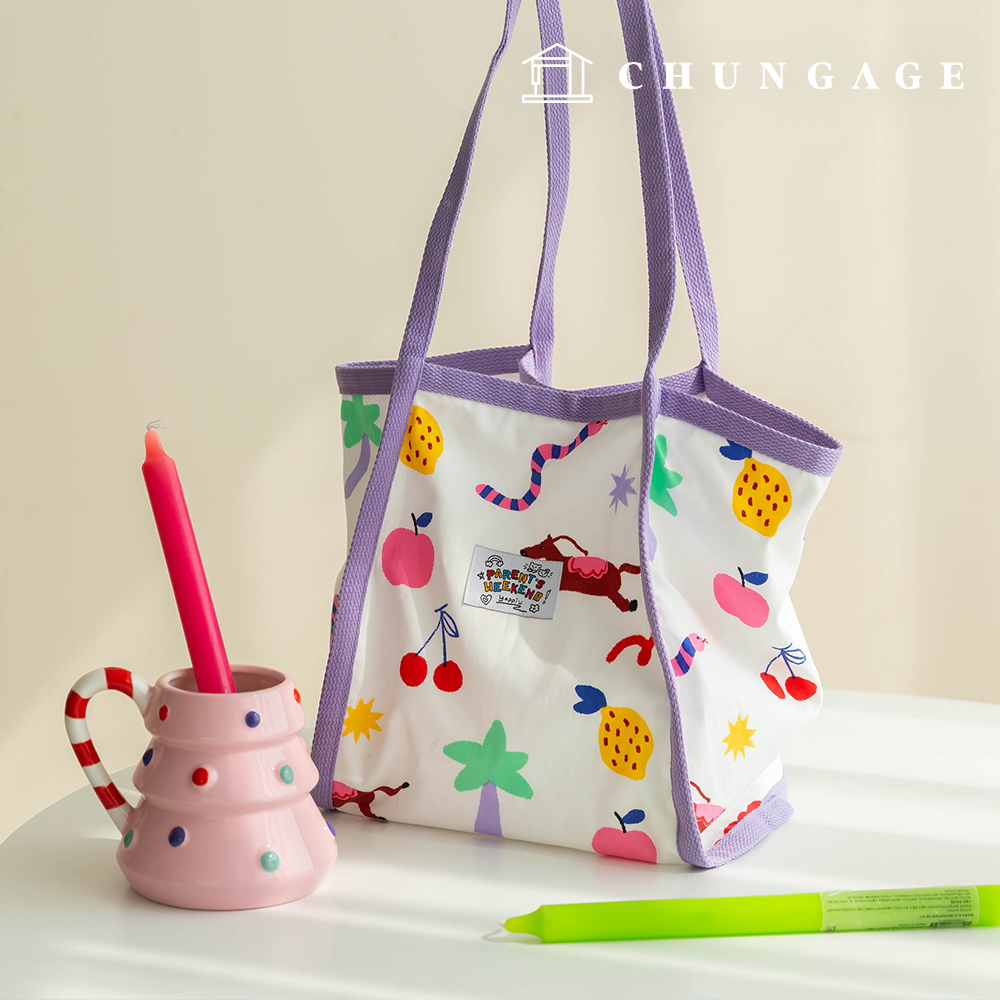 Cotton Fabric Fruit Animal Fabric 20 count wiggle wiggle 400