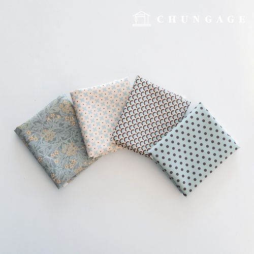 Fabric Package Flower Scrap Fabric Dot Fabric Doll Puppy Clothes Making 4 Types 245