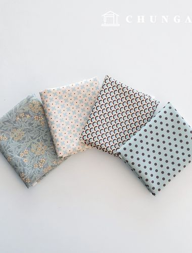 Fabric Package Flower Scrap Fabric Dot Fabric Doll Puppy Clothes Making 4 Types 245