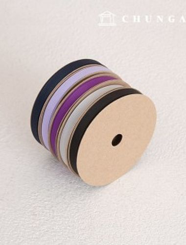 Corrugated bowknot String package bowknot tape String craft 10mm Purple 5 types 1 yard