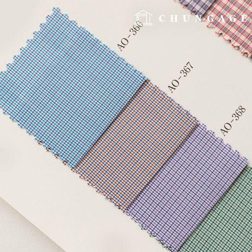 Check Fabric Wide Width Tailor Shop Custom White Shirt Fabric Suit Clothing Fabric B1 29