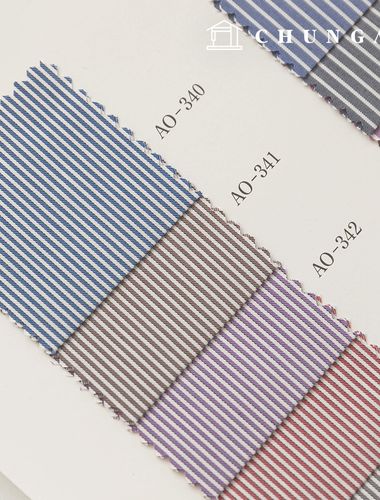 Check Stripe Fabric Wide Width Tailor Shop Custom White Shirt Fabric Suit Clothing Fabric B1 27