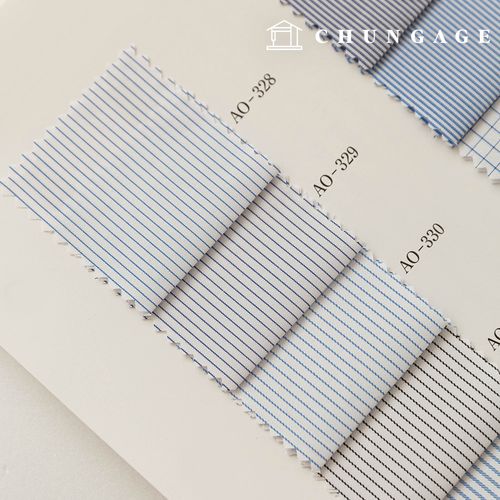 Check Stripe Fabric Wide Width Tailor Shop Custom White Shirt Fabric Suit Clothing Fabric B1 26