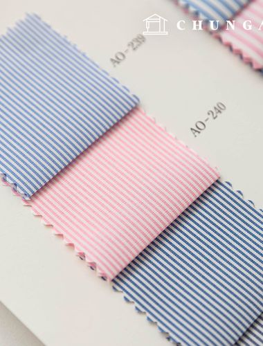 Striped Fabric Wide Width Tailor Shop Custom Y Shirt Fabric Span Suit Clothing Fabric B1 19