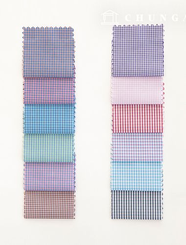 Check Fabric Wide Width Tailor Shop Custom White Shirt Fabric Suit Clothing Fabric B1 31