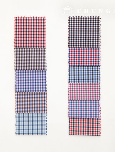 Check Fabric Wide Width Tailor Shop Custom White Shirt Fabric Suit Clothing Fabric B1 32