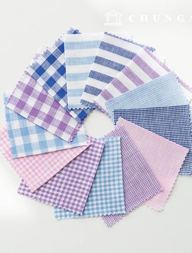 Check Stripe Fabric Wide Width Tailor Shop Custom Y Shirt Fabric Linen Suit Clothing Fabric L1 05 06