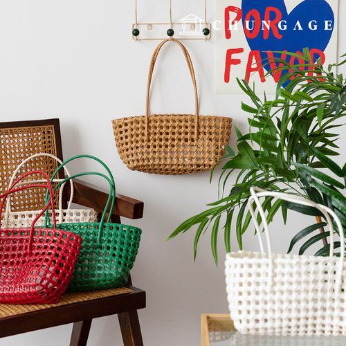 Straw Bag Handbag Mini Jelly Bag Beach Bag Jelly Pouch 6 Types