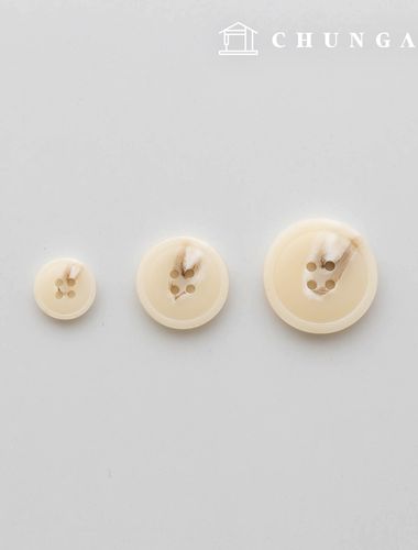 How to make a 4-hole button round beige pattern