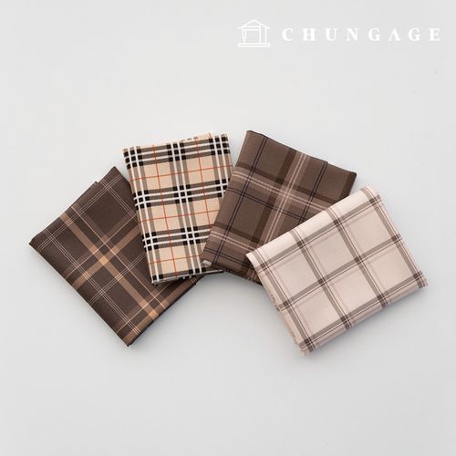 Fabric Package Classic Scrap Fabric Check Fabric Doll Puppy Clothes Making 4 Types 253