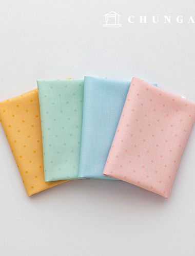 Fabric package pastel scrap fabric dot fabric doll dog clothes making 4 types 258