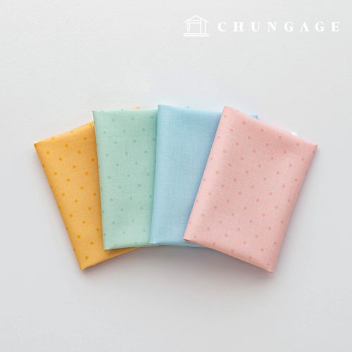 Fabric package pastel scrap fabric dot fabric doll dog clothes making 4 types 258